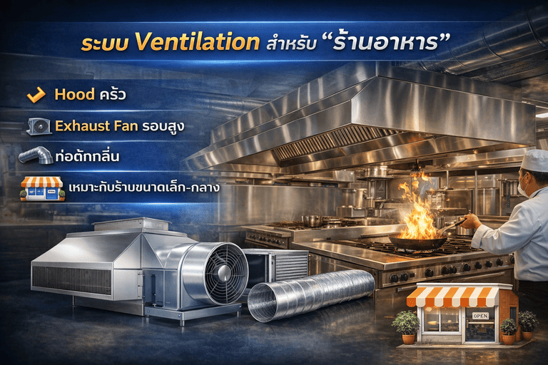 ระบบดูดควันร้านอาหาร