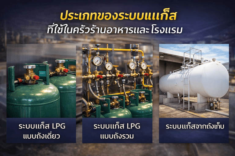 ระบบแก๊สร้านอาหาร