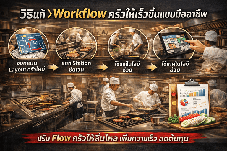 workflow ครัว