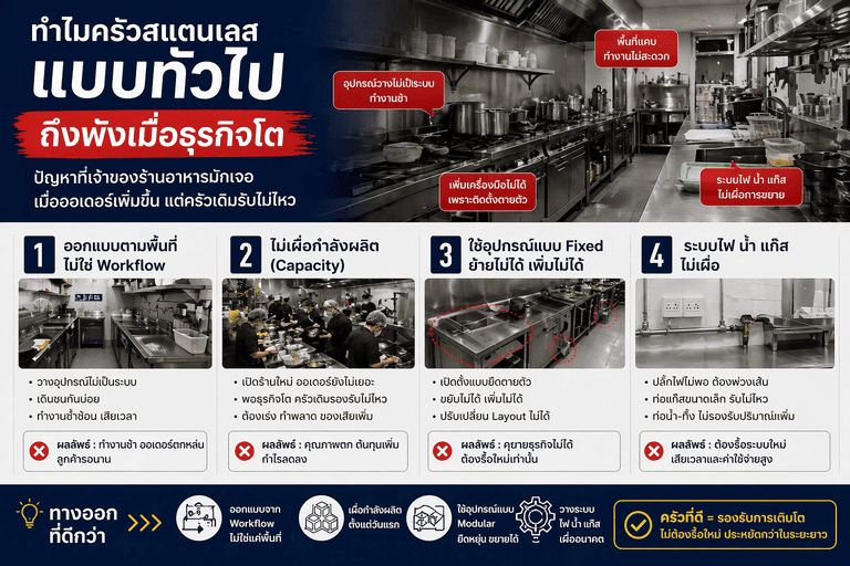 ออกแบบครัวร้านอาหาร,