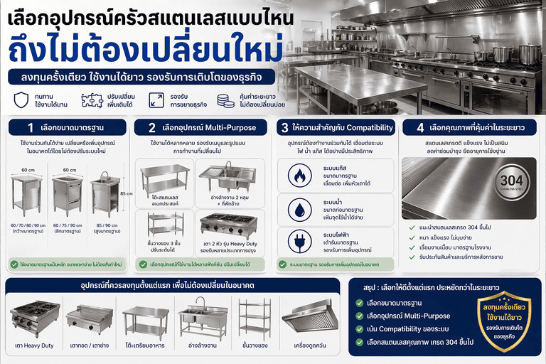 ออกแบบครัวร้านอาหาร,