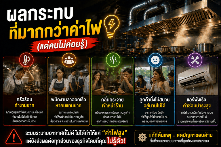 ลดค่าไฟร้านอาหาร
