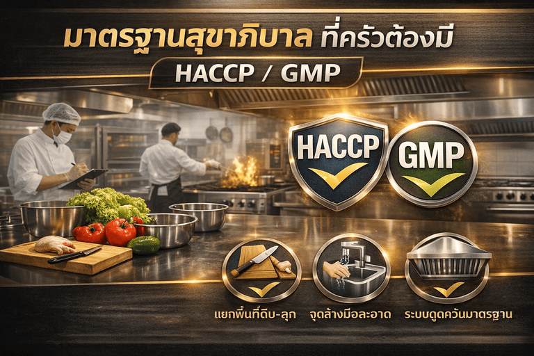 มาตรฐานสุขาภิบาลในครัวเชิงพาณิชย์