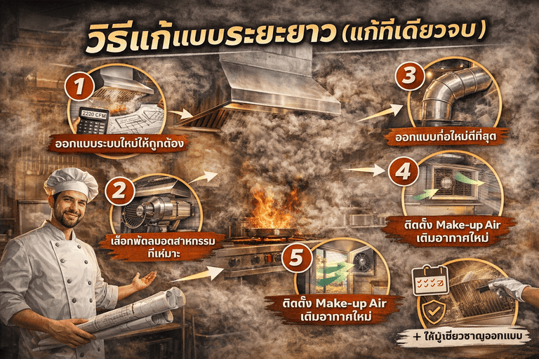 วิธีแก้ระยะยาวสำหรับการระบายอากาศ