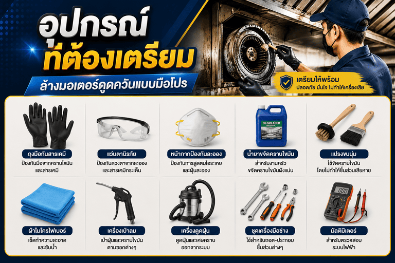 อุปกรณ์ที่ต้องเตรียม